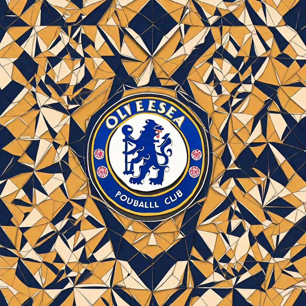  masterpiece, best quality, Chelsea football club style for the name Oliver