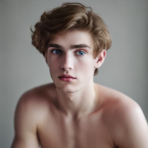 portrait+ style russian homosexual queer twink blonde very cute dude face