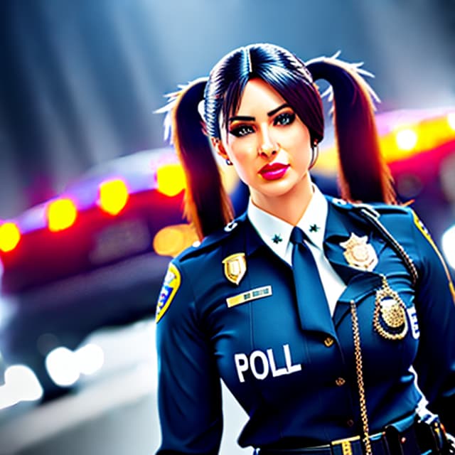  Real, full body photos, double ponytails, police officers driving police cars, White House, pendant, the highest picture quality hyperrealistic, full body, detailed clothing, highly detailed, cinematic lighting, stunningly beautiful, intricate, sharp focus, f/1. 8, 85mm, (centered image composition), (professionally color graded), ((bright soft diffused light)), volumetric fog, trending on instagram, trending on tumblr, HDR 4K, 8K