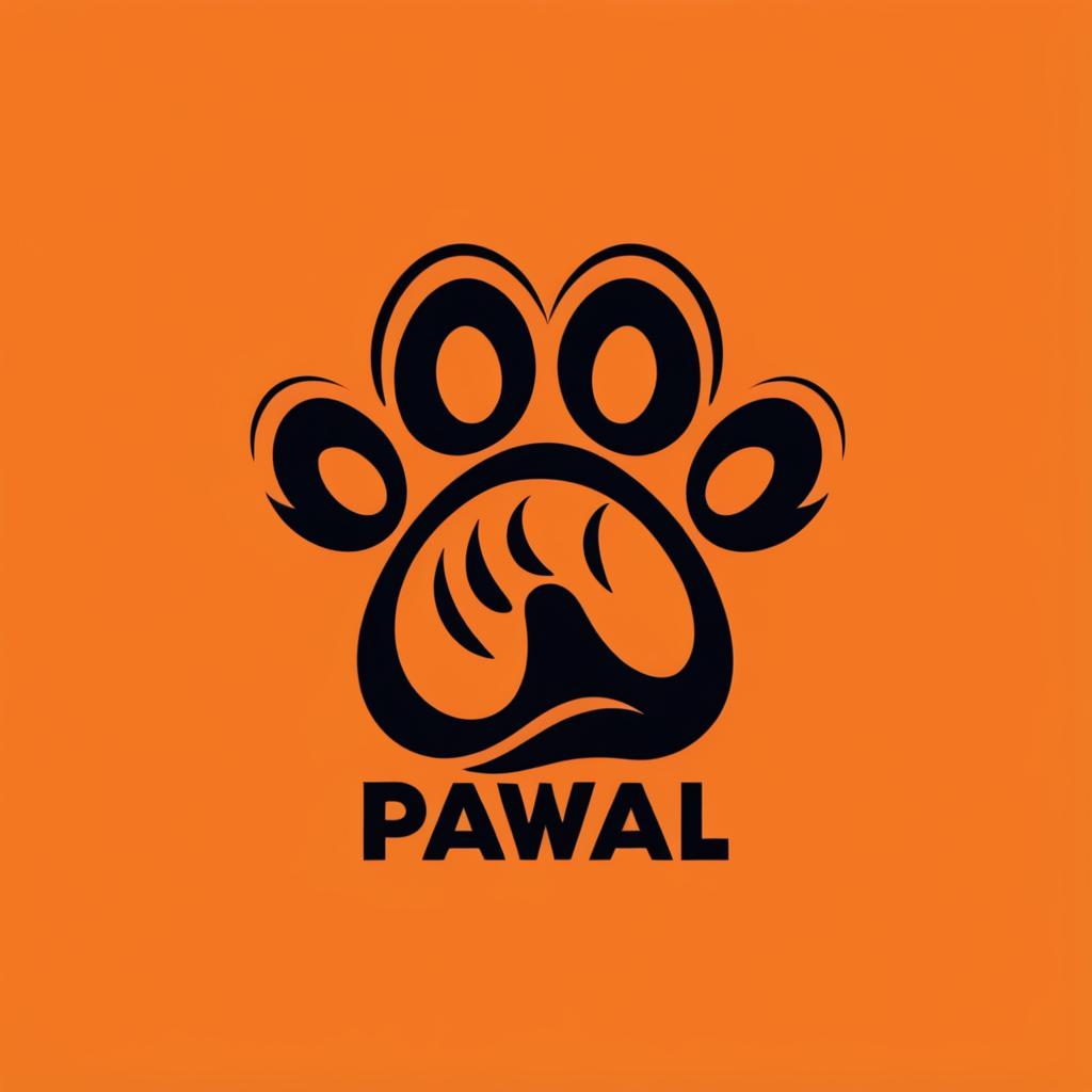  Logo, Create a logo with the idea of a paw for an animal shop and pets grooming