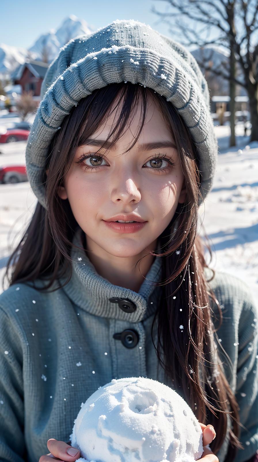  ultra high res, (photorealistic:1.4), raw photo, (realistic face), realistic eyes, (realistic skin), <lora:XXMix9_v20LoRa:0.8>, ((((masterpiece)))), best quality, very_high_resolution, ultra-detailed, in-frame, snow, frost, cold, snowy landscape, winter wonderland, snowflake, snowdrift, icy, frozen, blizzard, snowfall, snowstorm, snow-covered mountains, sledding, snowball fights, snow angels, snow-capped trees, ski slopes, snowman, snowflake pattern