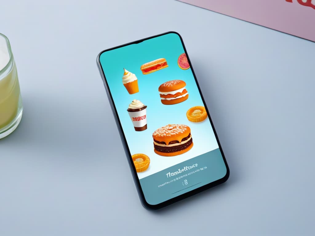  An ultradetailed, minimalist illustration of a smartphone screen split into sections showcasing various international dessert apps, each with their respective prices, advantages, and limitations. The apps displayed should have distinct visual styles representing different cultures, with icons or symbols denoting their unique features. The background is a subtle gradient to enhance the modern and sleek look of the image. hyperrealistic, full body, detailed clothing, highly detailed, cinematic lighting, stunningly beautiful, intricate, sharp focus, f/1. 8, 85mm, (centered image composition), (professionally color graded), ((bright soft diffused light)), volumetric fog, trending on instagram, trending on tumblr, HDR 4K, 8K