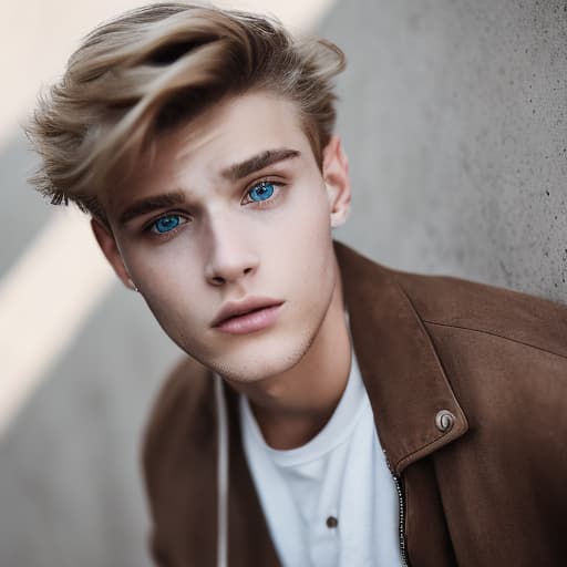 portrait+ style czech homosexual twink blonde very cute dude face