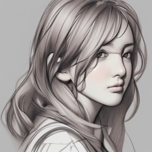  sketch of girl