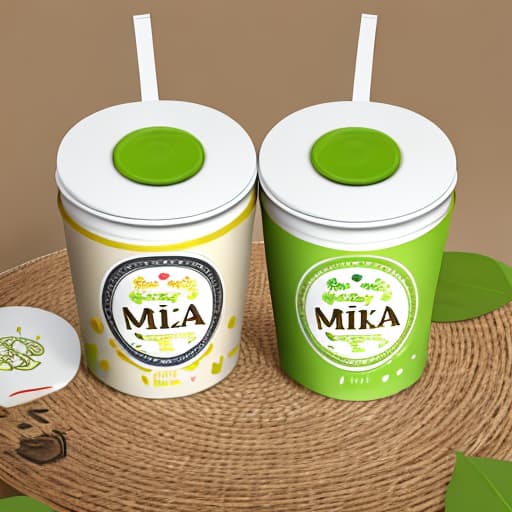  Tea milk drink product packaging design,