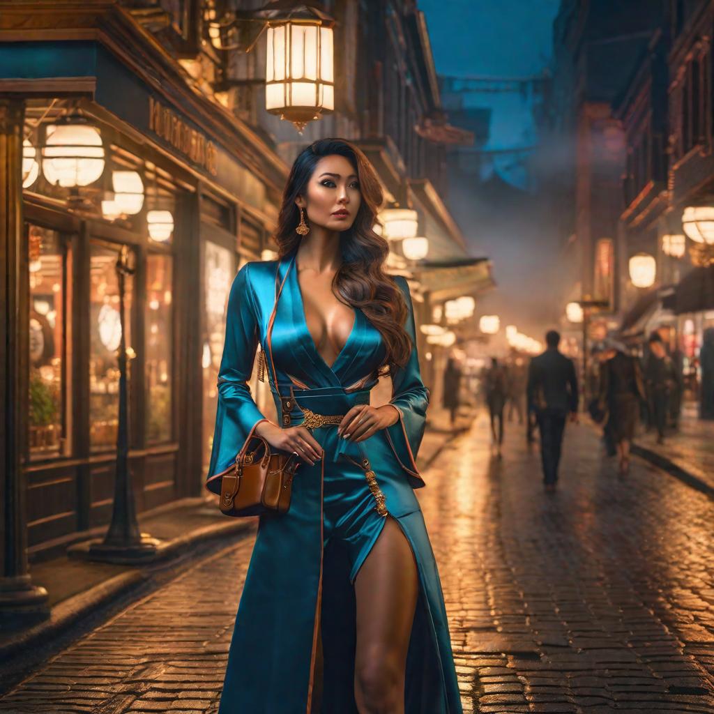  moonoshi’s girlfriend hyperrealistic, full body, detailed clothing, highly detailed, cinematic lighting, stunningly beautiful, intricate, sharp focus, f/1. 8, 85mm, (centered image composition), (professionally color graded), ((bright soft diffused light)), volumetric fog, trending on instagram, trending on tumblr, HDR 4K, 8K