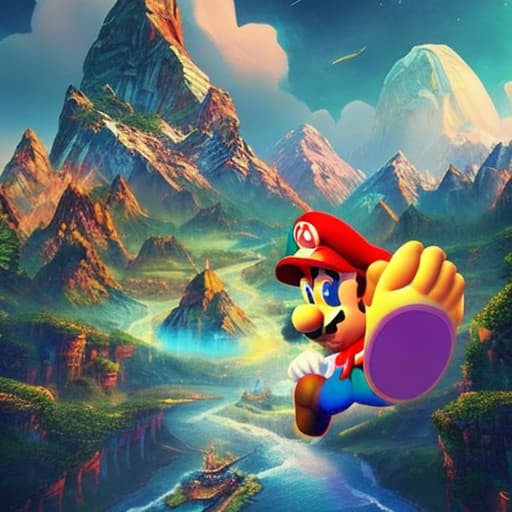 vectorartz Logo Mario hyperrealistic, full body, detailed clothing, highly detailed, cinematic lighting, stunningly beautiful, intricate, sharp focus, f/1. 8, 85mm, (centered image composition), (professionally color graded), ((bright soft diffused light)), volumetric fog, trending on instagram, trending on tumblr, HDR 4K, 8K