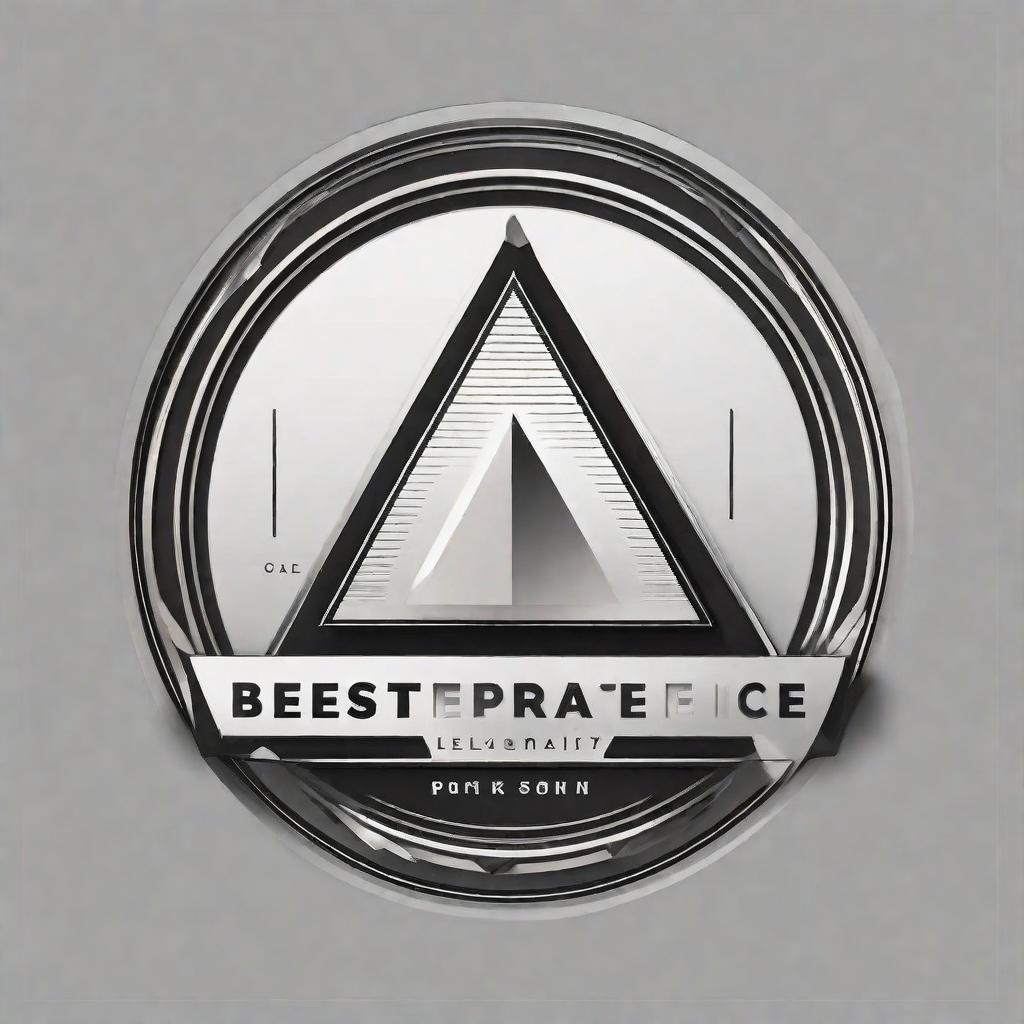  masterpiece, best quality, minimalist logo, gradient triangle, element sparse