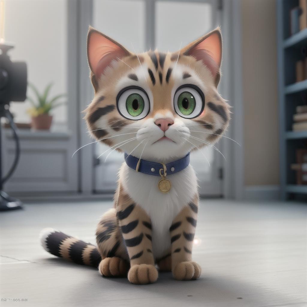  @PB_ImgGenBot Cat hyperrealistic, full body, detailed clothing, highly detailed, cinematic lighting, stunningly beautiful, intricate, sharp focus, f/1. 8, 85mm, (centered image composition), (professionally color graded), ((bright soft diffused light)), volumetric fog, trending on instagram, trending on tumblr, HDR 4K, 8K