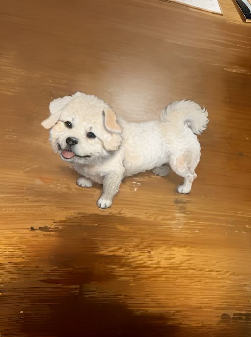  ultra high resolution, 4K image,masterpiece,best_quality,((A traditional Chinese painting depicting, oil painting:1.2)). colorful, The painting is done in oil painting,dog