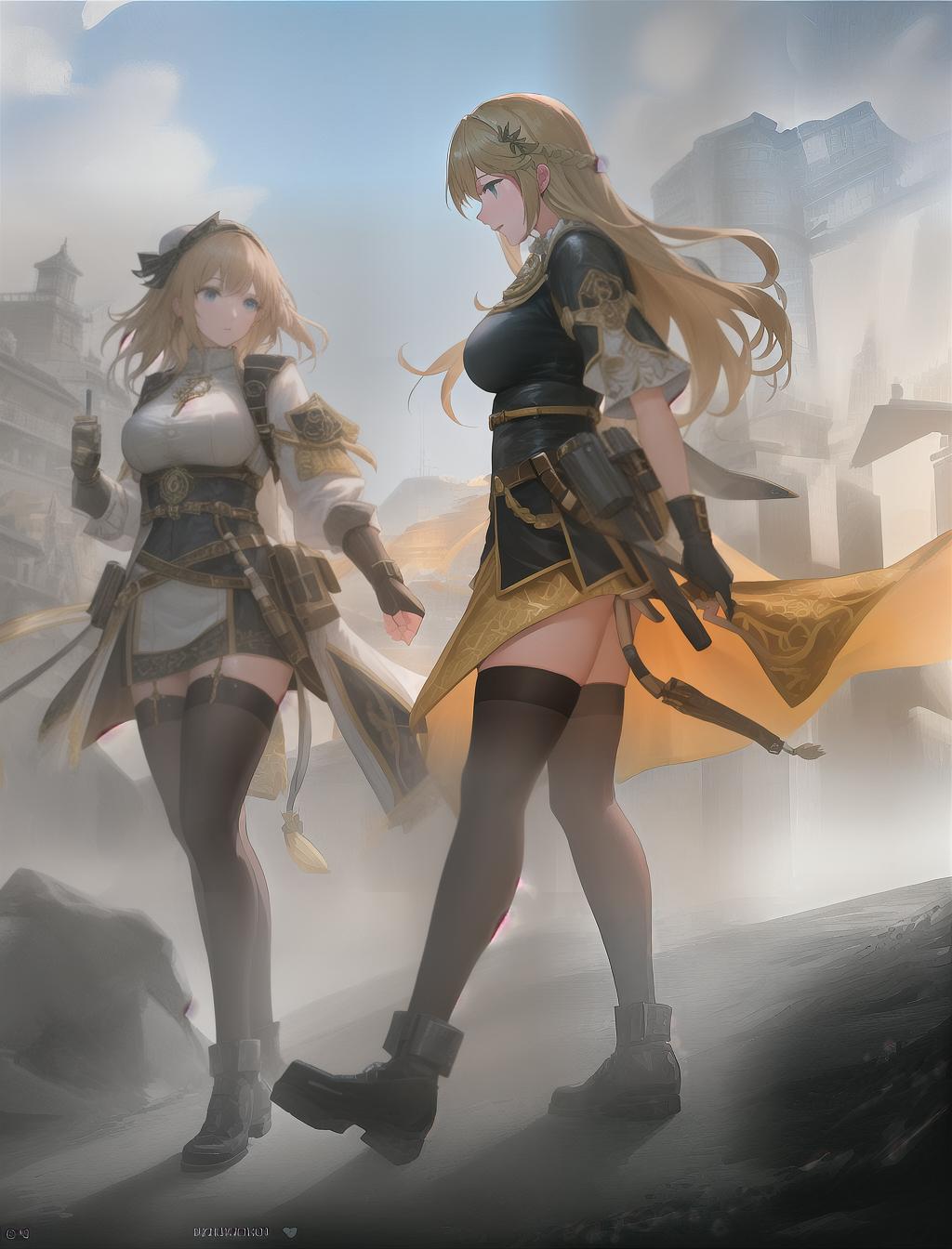  2 girls with blond and brown hair fighting, hyperrealistic, full body, detailed clothing, highly detailed, cinematic lighting, stunningly beautiful, intricate, sharp focus, f/1. 8, 85mm, (centered image composition), (professionally color graded), ((bright soft diffused light)), volumetric fog, trending on instagram, trending on tumblr, HDR 4K, 8K hyperrealistic, full body, detailed clothing, highly detailed, cinematic lighting, stunningly beautiful, intricate, sharp focus, f/1. 8, 85mm, (centered image composition), (professionally color graded), ((bright soft diffused light)), volumetric fog, trending on instagram, trending on tumblr, HDR 4K, 8K