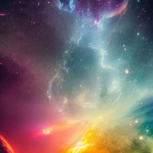  photo of a ultra realistic space nebula, dramatic light, pale sunrise, battered, low angle, trending on artstation, focused, extreme details, unreal engine 5, cinematic, masterpiece, art by studio ghibli, intricate artwork by john william turner, sharp, abstract art, abstract art, 8k, 8k, 8k, 8k, colorful collages, abstract art, 8k