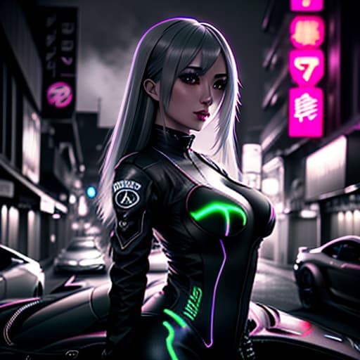  Anime girl with dark neon light on street racing car, ((((cinematic look)))), soothing tones, insane details, hyperdetailed, low contrast, soft cinematic light, dim colors, exposure blend, hdr, faded, slate grey atmosphere hyperrealistic, full body, detailed clothing, highly detailed, cinematic lighting, stunningly beautiful, intricate, sharp focus, f/1. 8, 85mm, (centered image composition), (professionally color graded), ((bright soft diffused light)), volumetric fog, trending on instagram, trending on tumblr, HDR 4K, 8K