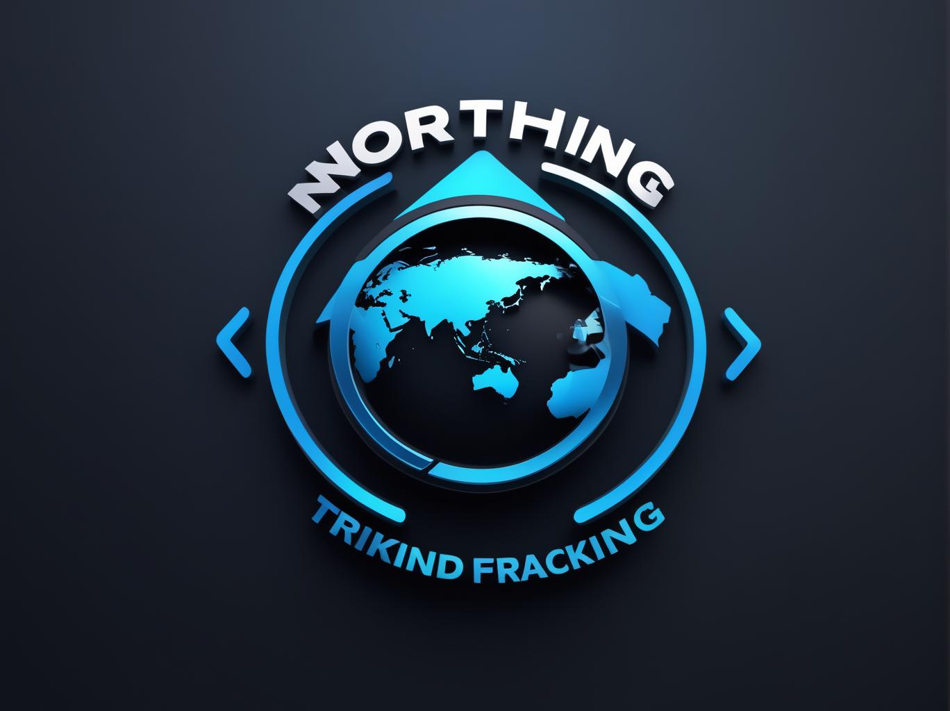  Logo, (threeDRender style), create an image with northing and vehicle tracking