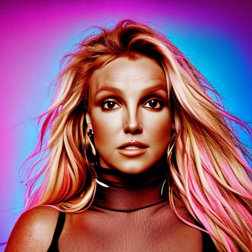 portrait+ style britney spears queer face