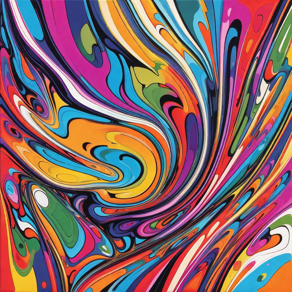  abstract artwork, colorful abstract image