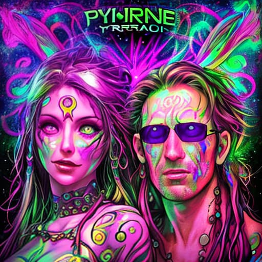  psytrance woman and man