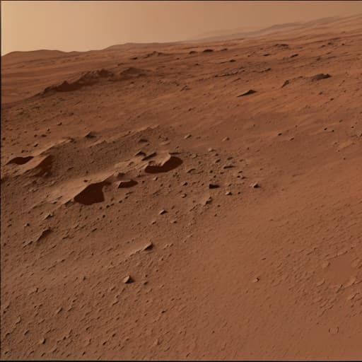  Mars surface, low altitude shot,