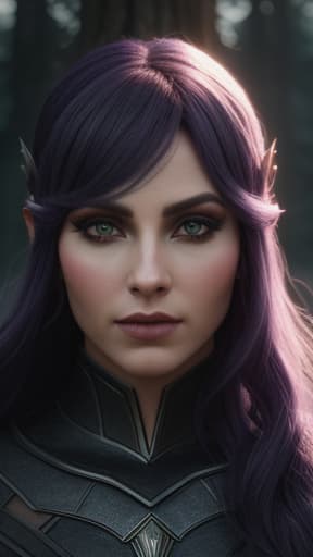  fae, dark elf, goddess of night, hyperrealistic, high quality, highly detailed, cinematic lighting, intricate, sharp focus, f/1. 8, 85mm, (centered image composition), (professionally color graded), ((bright soft diffused light)), volumetric fog, trending on instagram, HDR 4K, 8K