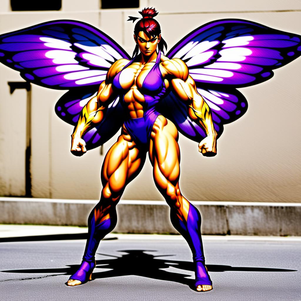  Street Fighter style [naked:51], [nudist:51], [full body shot:51], [highest fairy:51] (butterfly 1:3), (fiery violet fiery purple wings1:3),naked|nudist,muscle|curvy|slim|skinnySlim|Thin|Skinny|Petite|fat|Slender|Lean|Lanky|plump|Fragile|Delicate|Slight|sporty|athletic|bbw, sexy|badass|wet|dripping, (sexy splash 1:1), provocative fiery slutty|desirable, seductive|excited, (lace stockings 1:2), fiery flaming full body standing nudist , full body shot, accent of light and focus between, fire on hands, sorceress with fire in her hands, long fiery and smoke tongue pulled out of mouth, bright blue eyes, elegant masterpieces of tattoos all over the body and on the face big hips, small, big, long stretching 