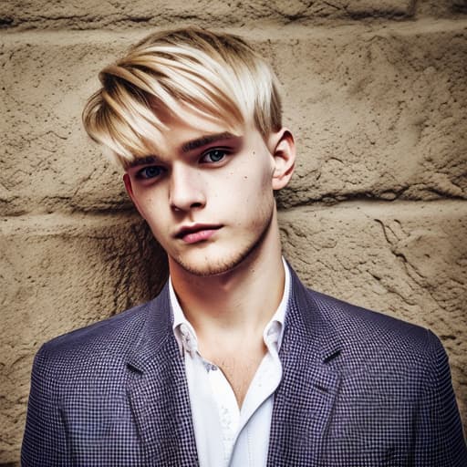 portrait+ style czech homosexual queer twink blonde very cute dude face