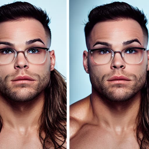 portrait+ style flip gordon queer face