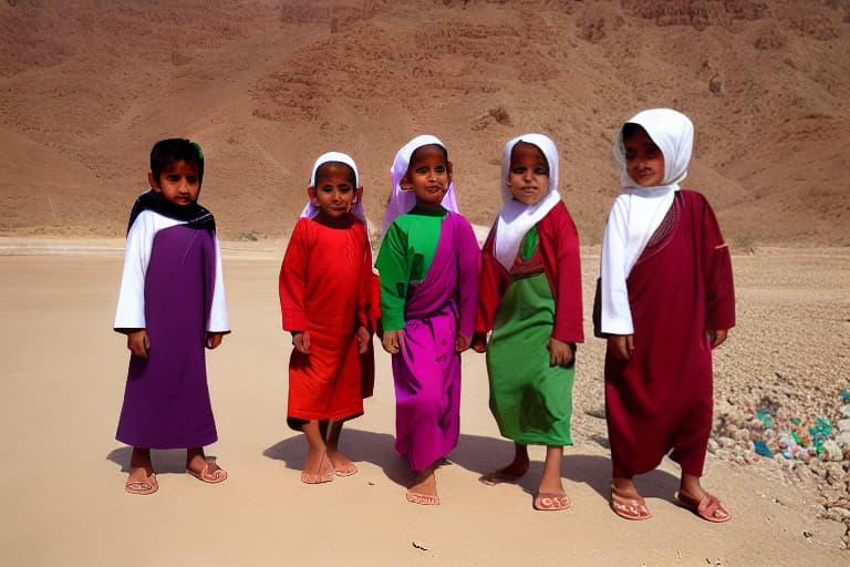  Omani kids