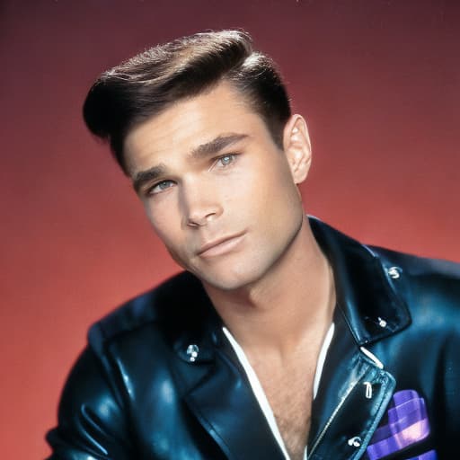 portrait+ style George maharis queer face