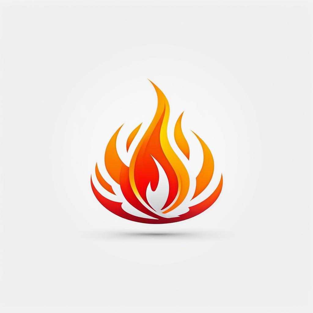  fire icon, logo, graphics, 8k, white background, ui, ux, website