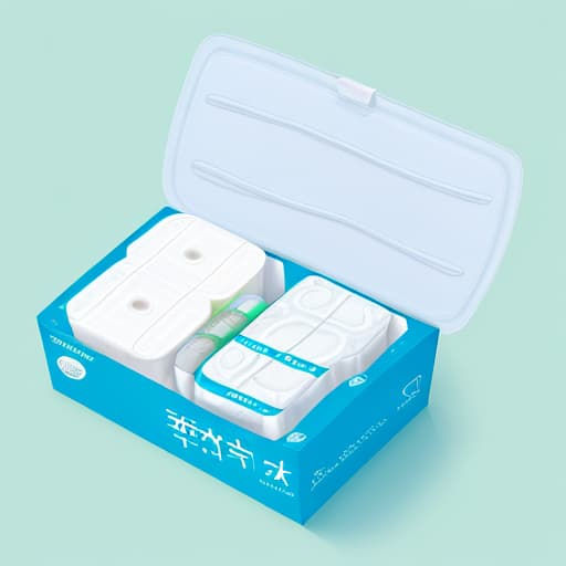  Help me design a probiotic for the selling point of boxed sanitary napkin packaging!,