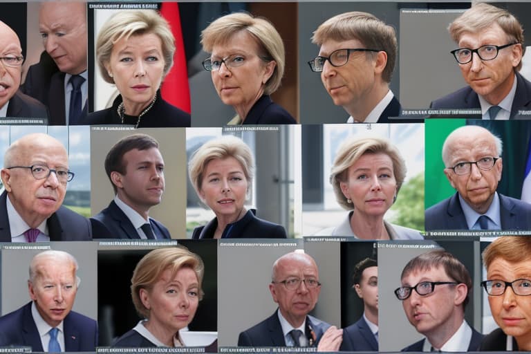  May 2028, trial of Emmanuel Macron, Ursula von der Leyen, Joe Biden, Bill Gates, Klaus Schwab accused of crimes against humanity and planetary genocide