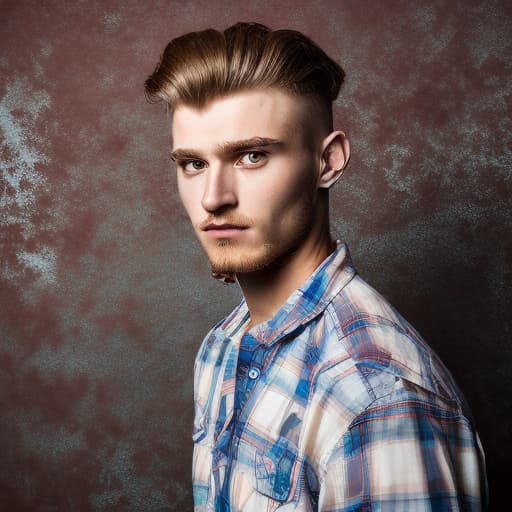 portrait+ style czech homosexual queer blonde very cute dude face