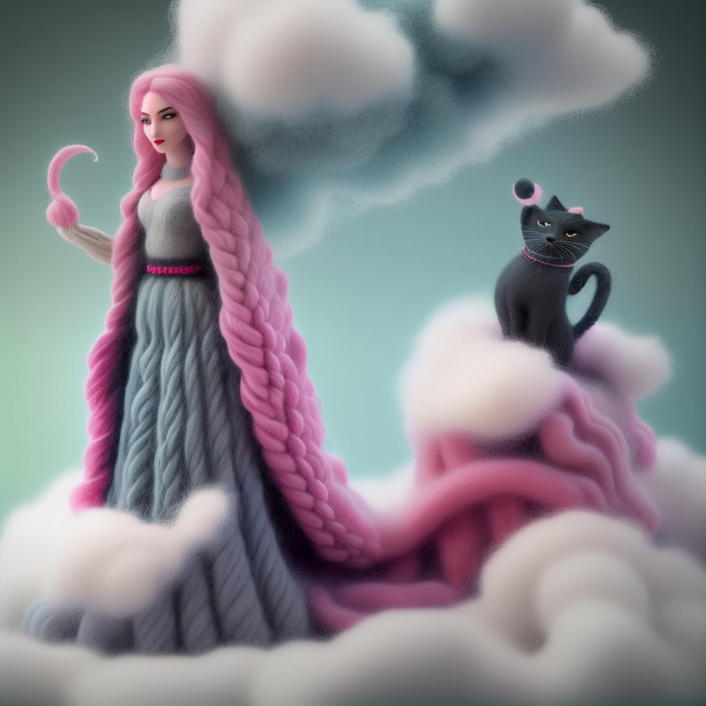 woolitize woolitize ( Pink female angel on overweight with fat belly and a litlle black cat  , big pink snake on back with three pink moon,knife on the hand of the angel)!! hyperrealistic, full body, detailed clothing, highly detailed, cinematic lighting, stunningly beautiful, intricate, sharp focus, f/1. 8, 85mm, (centered image composition), (professionally color graded), ((bright soft diffused light)), volumetric fog, trending on instagram, trending on tumblr, HDR 4K, 8K