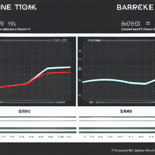  Design an image that graphically shows the comparative performance of two stocks over a specific period, using bar or line charts.