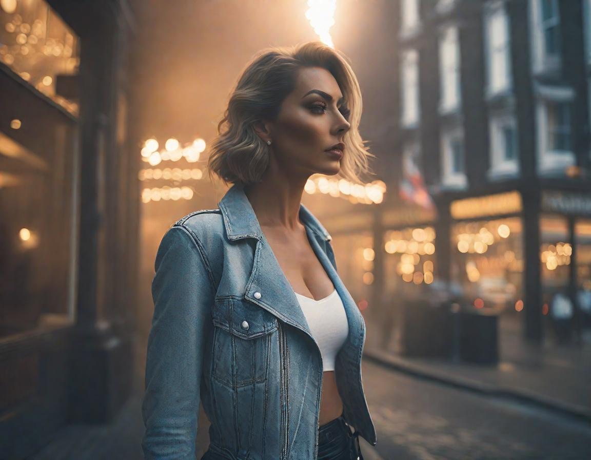  woman, analog-film hyperrealistic, full body, detailed clothing, highly detailed, cinematic lighting, stunningly beautiful, intricate, sharp focus, f/1. 8, 85mm, (centered image composition), (professionally color graded), ((bright soft diffused light)), volumetric fog, trending on instagram, trending on tumblr, HDR 4K, 8K