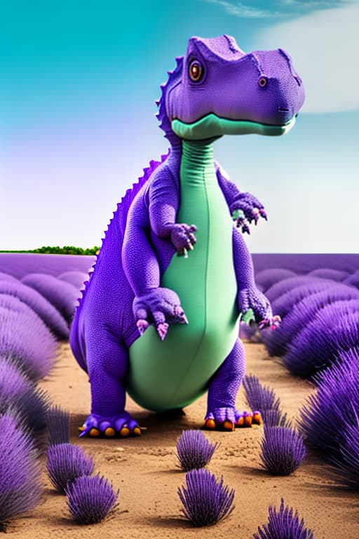  Lavender dinosaur