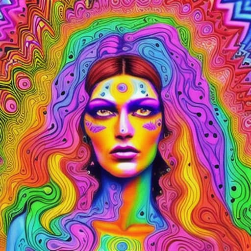  psychedelic woman man