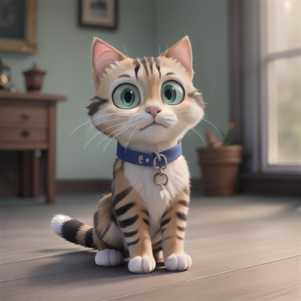  @PB_ImgGenBot Cat hyperrealistic, full body, detailed clothing, highly detailed, cinematic lighting, stunningly beautiful, intricate, sharp focus, f/1. 8, 85mm, (centered image composition), (professionally color graded), ((bright soft diffused light)), volumetric fog, trending on instagram, trending on tumblr, HDR 4K, 8K