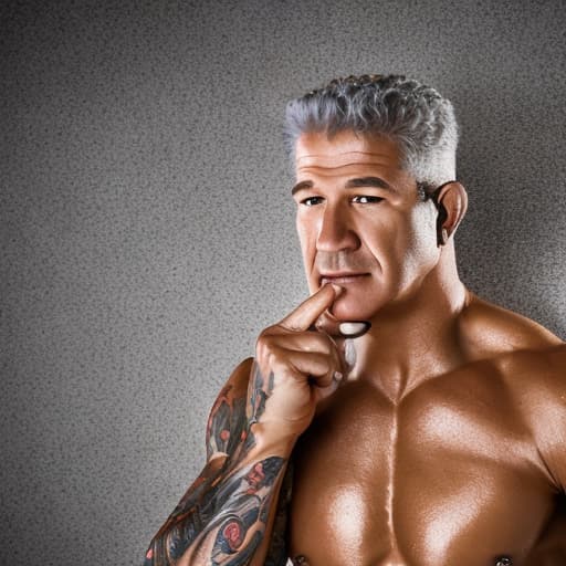 portrait+ style Bruce buffer queer facs