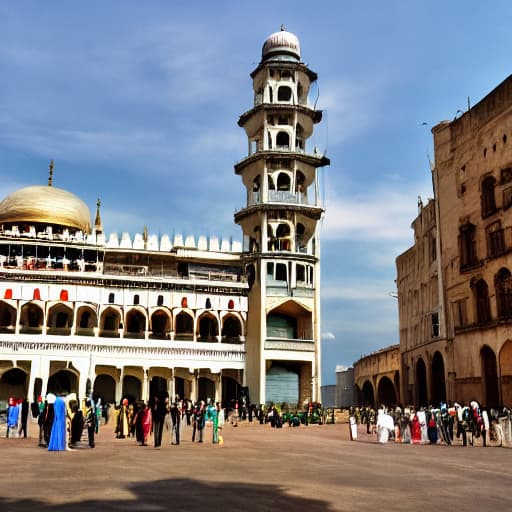  Charminar hyperrealistic, full body, detailed clothing, highly detailed, cinematic lighting, stunningly beautiful, intricate, sharp focus, f/1. 8, 85mm, (centered image composition), (professionally color graded), ((bright soft diffused light)), volumetric fog, trending on instagram, trending on tumblr, HDR 4K, 8K