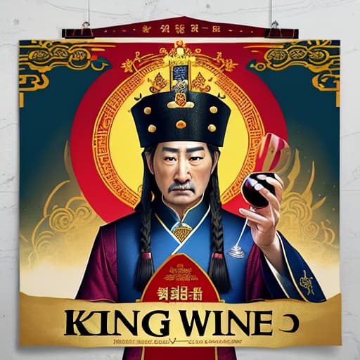  Poster for King Wen's Tribute Wine ，