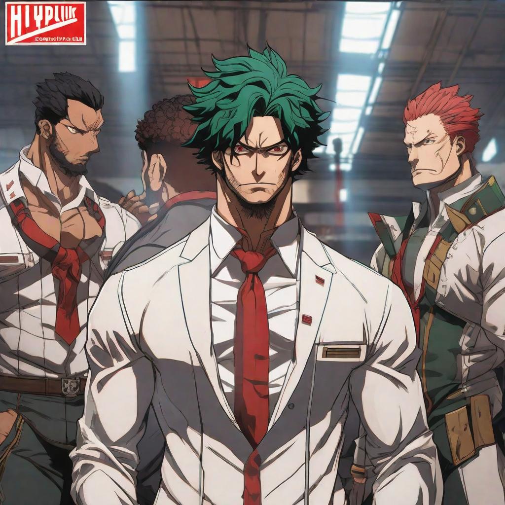  Chico anime estilo My Hero academia, de cabello blanco, ojos rojos y piel pálida. Posición, esta luchando con hilos saliendo de su cuerpo mientras tiene expresión de lucha , anime concept art by Hayao Miyazaki, featured on pixiv, fantasy art, concept art, official art, high detailed hyperrealistic, full body, detailed clothing, highly detailed, cinematic lighting, stunningly beautiful, intricate, sharp focus, f/1. 8, 85mm, (centered image composition), (professionally color graded), ((bright soft diffused light)), volumetric fog, trending on instagram, trending on tumblr, HDR 4K, 8K