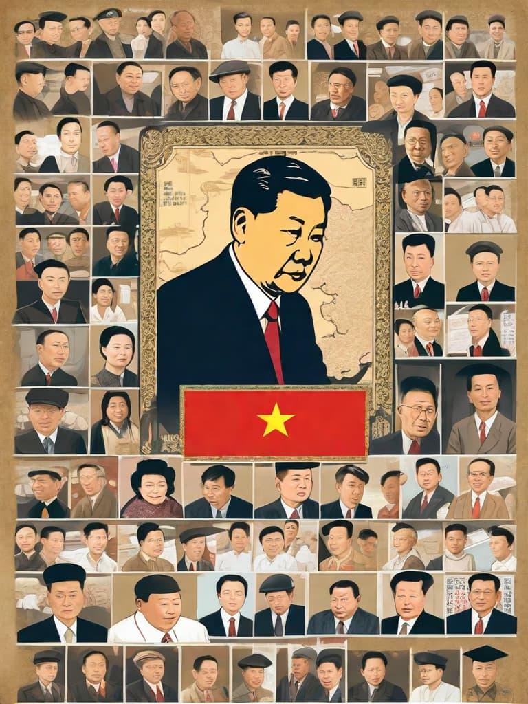  The center of the picture may be a representative of a Chinese Party member, his eyes firm and clear, his face solemn and serious, dressed in simple Party member clothes, perhaps holding an anti-corruption education manual or related documents. Surrounded by a group of Party members, some of them are seriously thinking, some are discussing, and some are studying. Background environment: The whole picture can show the importance attached to China's clean government education and loyalty to the Communist Party of China through the expressions and actions of the party members.