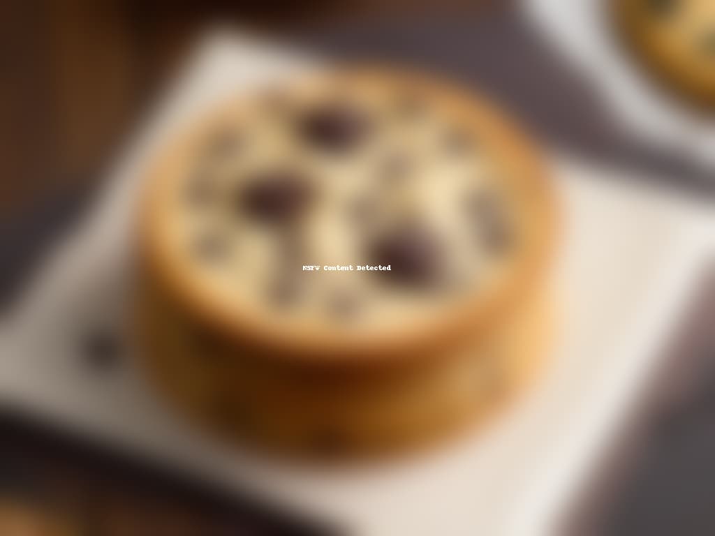  A closeup, ultradetailed image of a perfectly baked chocolate chip cookie, with golden edges and a soft, chewy center. The cookie is studded with an array of highquality chocolate chips, each one glistening and slightly melted. The background is a soft focus, showcasing the cookie as the star of the image, inviting the viewer to indulge in its deliciousness. hyperrealistic, full body, detailed clothing, highly detailed, cinematic lighting, stunningly beautiful, intricate, sharp focus, f/1. 8, 85mm, (centered image composition), (professionally color graded), ((bright soft diffused light)), volumetric fog, trending on instagram, trending on tumblr, HDR 4K, 8K