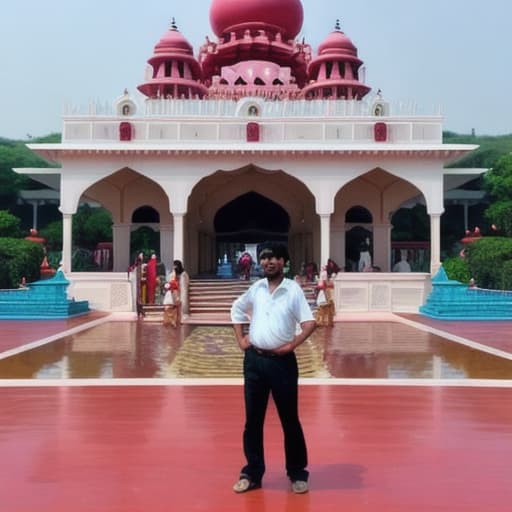  a person enjoying ramoji film city