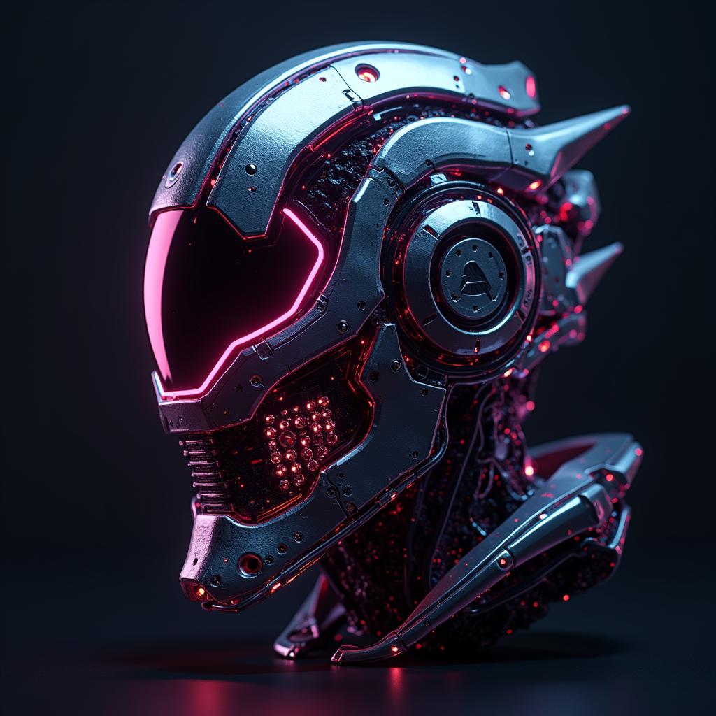  drake repper, (logo), advanced, high tech, sleek, sci fi, abstract, digital elements, metallic, neon colors, progressive