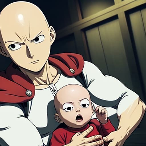  Saitama, Doing the one punch, On a baby