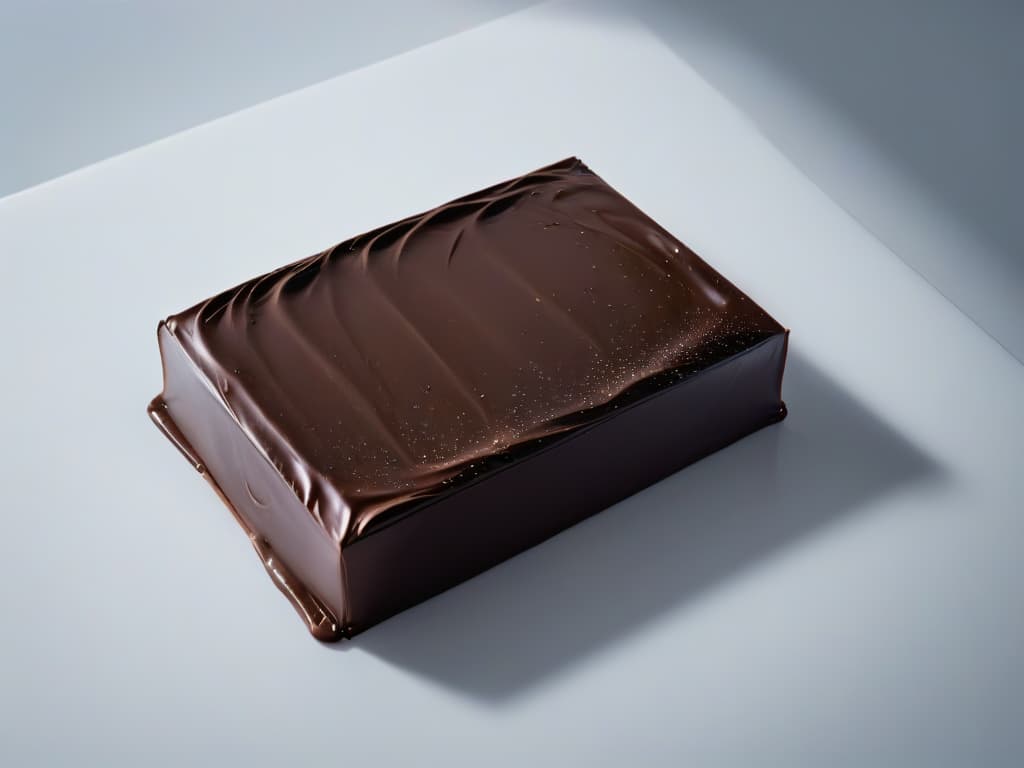  An ultradetailed image of a perfectly tempered chocolate bar, showcasing a glossy sheen and a satisfying snap when broken. The chocolate is elegantly displayed on a sleek, minimalistic white surface, highlighting its flawless texture and rich color. hyperrealistic, full body, detailed clothing, highly detailed, cinematic lighting, stunningly beautiful, intricate, sharp focus, f/1. 8, 85mm, (centered image composition), (professionally color graded), ((bright soft diffused light)), volumetric fog, trending on instagram, trending on tumblr, HDR 4K, 8K