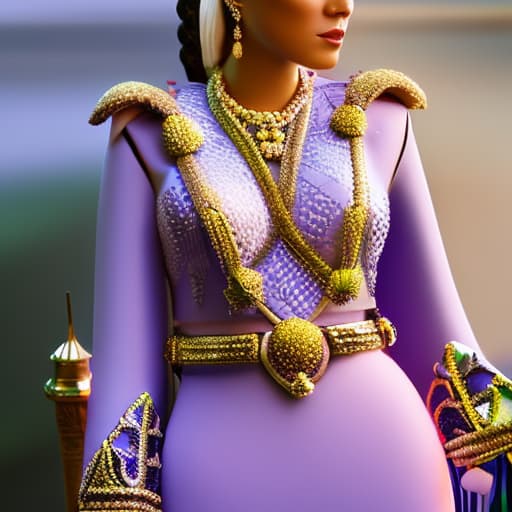  queen with crown hyperrealistic, full body, detailed clothing, highly detailed, cinematic lighting, stunningly beautiful, intricate, sharp focus, f/1. 8, 85mm, (centered image composition), (professionally color graded), ((bright soft diffused light)), volumetric fog, trending on instagram, trending on tumblr, HDR 4K, 8K