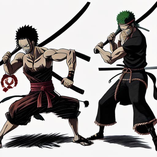  zoro três katanas haki